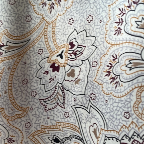 Vintage Worthington floral long sleeve button down blouse with wrap collar - Picture 6 of 6